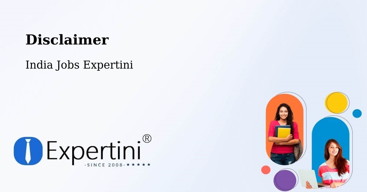 Disclaimer – Narayanavanam - India Jobs Expertini