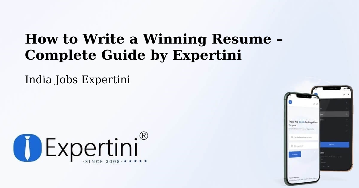 Resume Writing Guide for Job Seekers – Narayanavanam - Narayanavanam, India Jobs Expertini